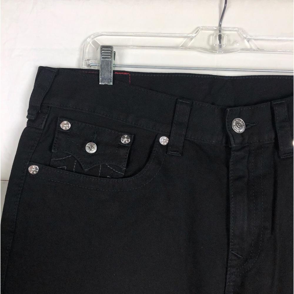 True Religion Ricky Straight Jean Black 💜HP 7x!!! Holiday Gift for Him - Picture 5 of 8